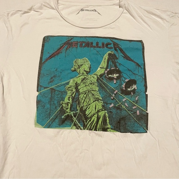 Metallica And Justice For All Men’s Tshirt Size XL - Picture 2 of 16